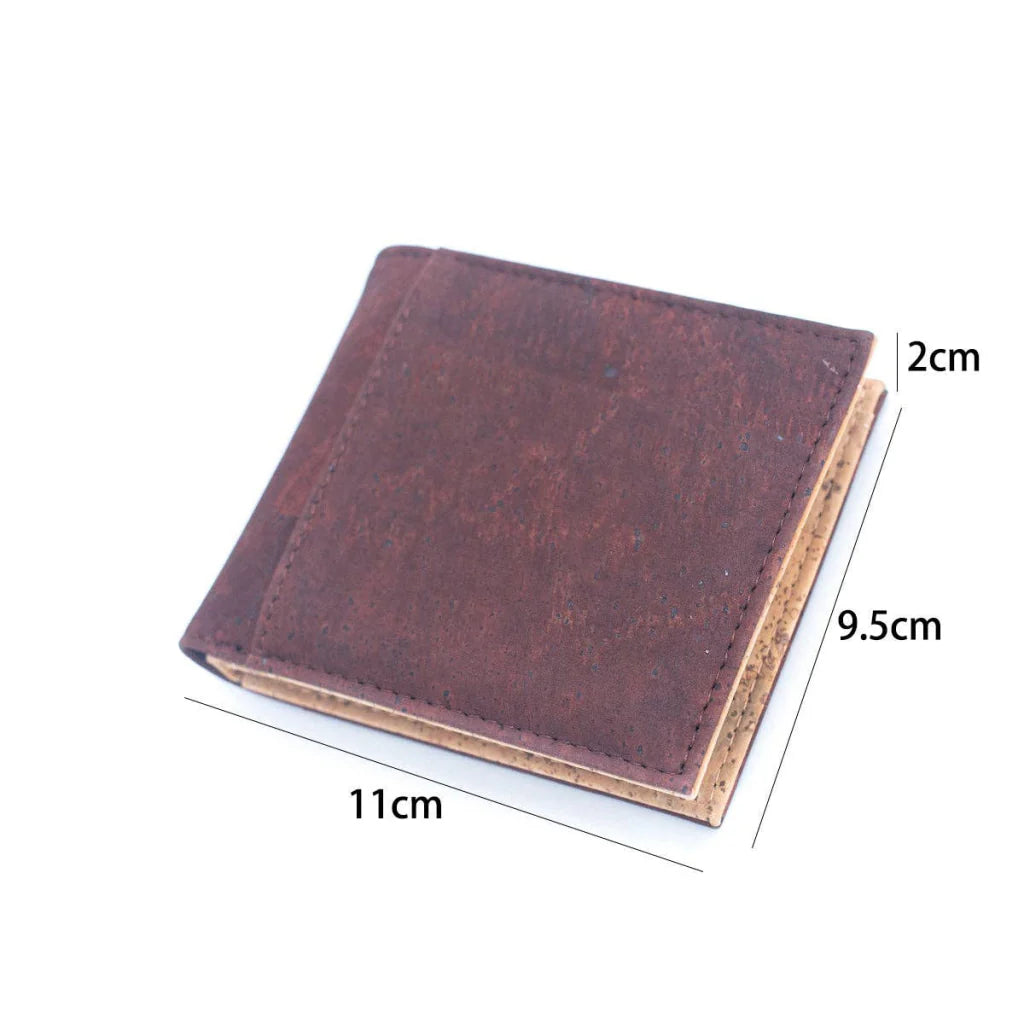 A slim, lightweight cork wallet that keeps your essentials organized without the bulk.