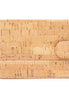 Eco-friendly cork wallet with 8 card slots, ID window, coin pocket, and slim bifold design.