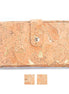 Metallic Cork Slim Card Wallet — a modern essential that brings together natural cork texture and subtle metallic shine.