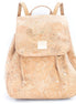 Cork luxurious drawstring backpack with golden flakes