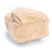 Natural cork golden flakes ladies backpack