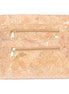 Cork with gold flakes cork crossbody bag front view