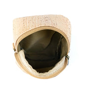Interior cork crossbody bag