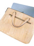 A stylish cork laptop / tote / crossbody bag with an easy, everyday elegance. 