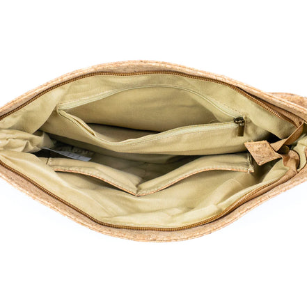 Interior view.cork crossbody
