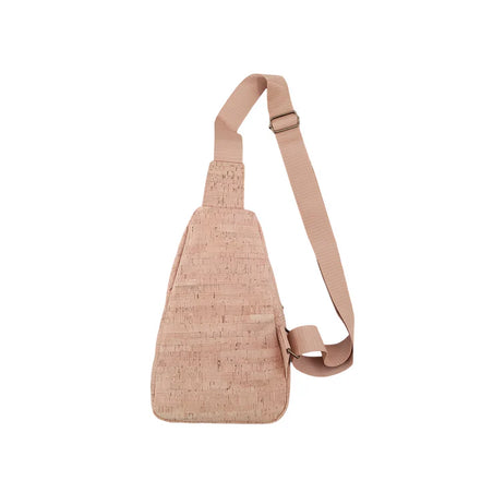 Back view cork crossbody sling