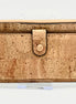 A luxurious soft cork wallet with a wristlet strap, perfect to keep your cards and cash neatly organized.