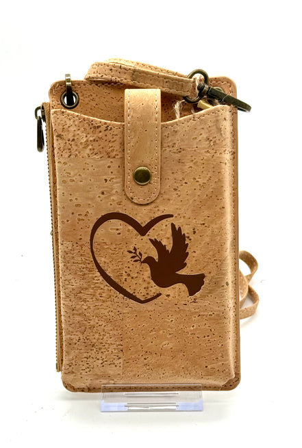 A compact cork phone bag designed for grab-and-go days. Perfect for your phone, cards, keys, and a few small essentials.