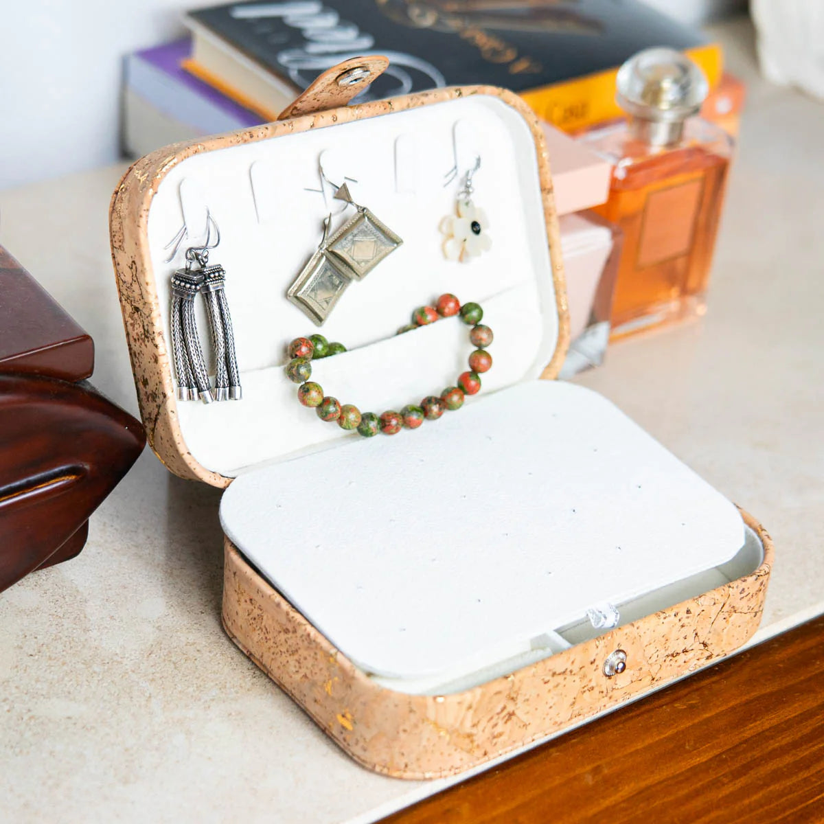 Ebony - Cork Jewelry Box
