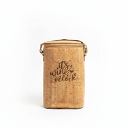 Cork Wine Carrier - It's Wine O'Clock
