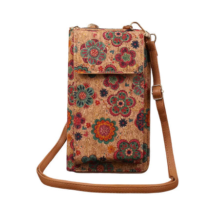 A compact cork phone bag wallet designed for grab-and-go days. Perfect for your phone, cards, keys, and a few small essentials.